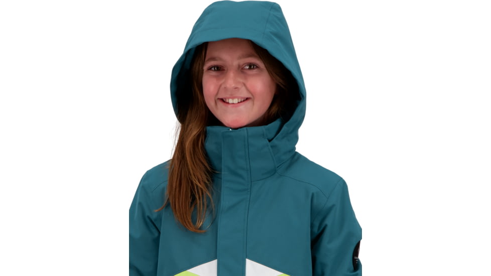 Obermeyer Taylor Jacket - Girls, In Too Deep, Large, 31072-21171-L