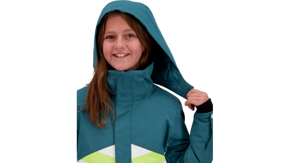 Obermeyer Taylor Jacket - Girls, In Too Deep, Large, 31072-21171-L