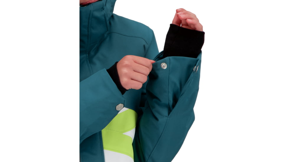 Obermeyer Taylor Jacket - Girls, In Too Deep, Large, 31072-21171-L