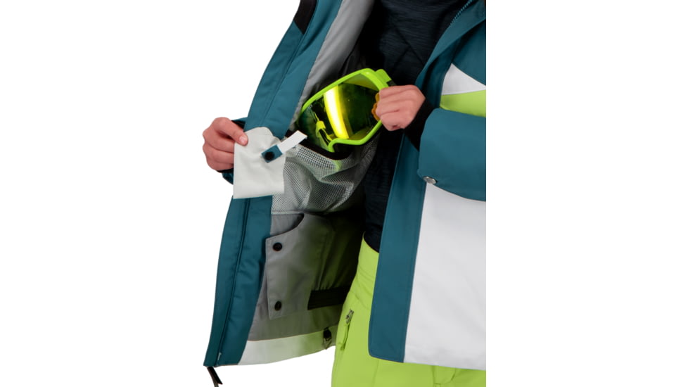 Obermeyer Taylor Jacket - Girls, In Too Deep, Large, 31072-21171-L