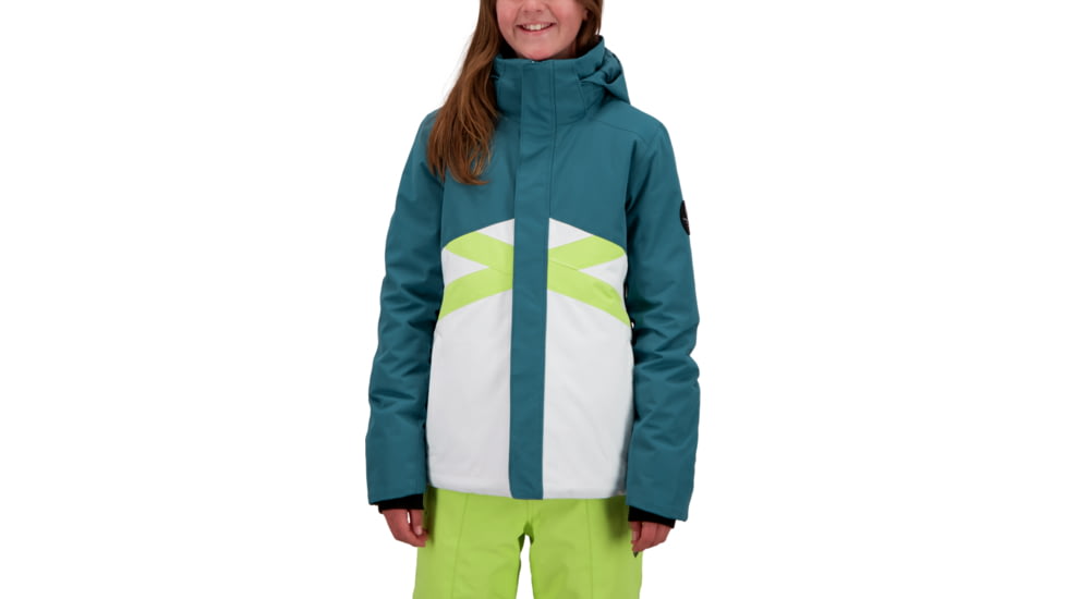 Obermeyer Taylor Jacket - Girls, In Too Deep, Large, 31072-21171-L