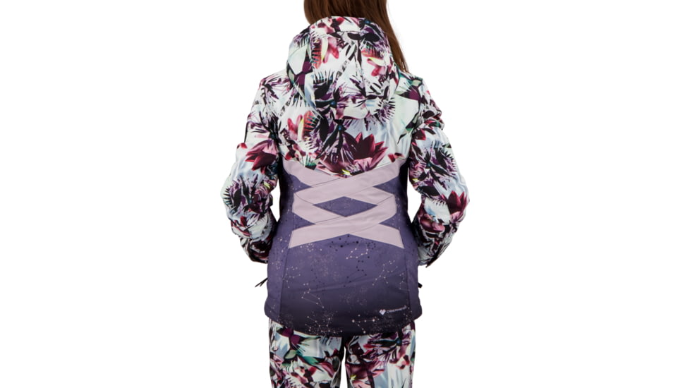 Obermeyer Taylor Jacket - Girls, Stars Align, Extra Small, 31072-21177-XS