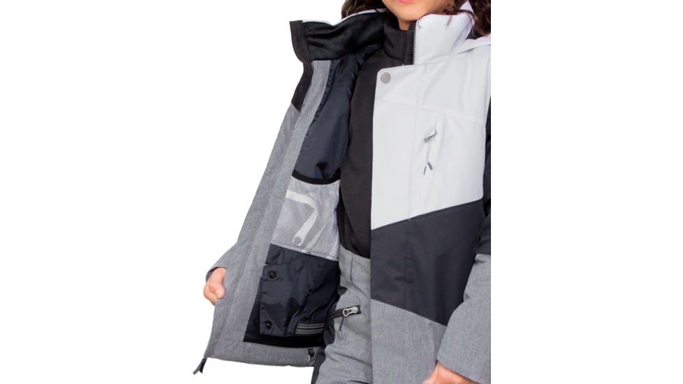Obermeyer Taylor Jacket - Girls, Extra Large, White, 31082-16010-XL