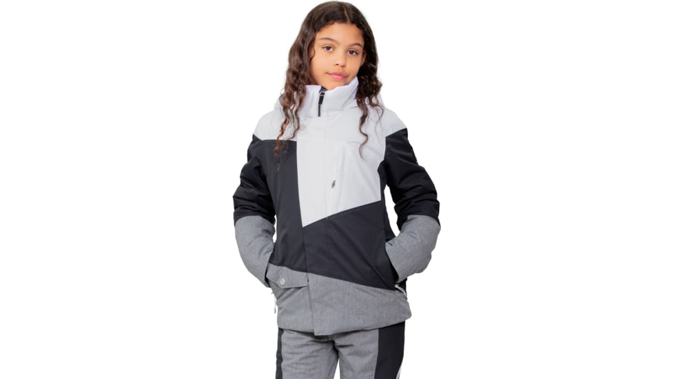 Obermeyer Taylor Jacket - Girls, Extra Large, White, 31082-16010-XL
