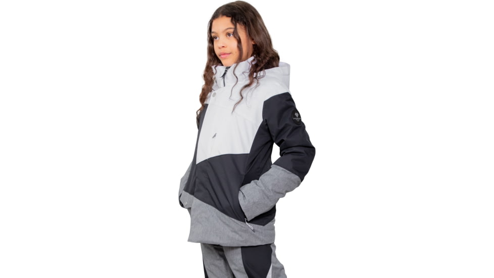 Obermeyer Taylor Jacket - Girls, Extra Large, White, 31082-16010-XL