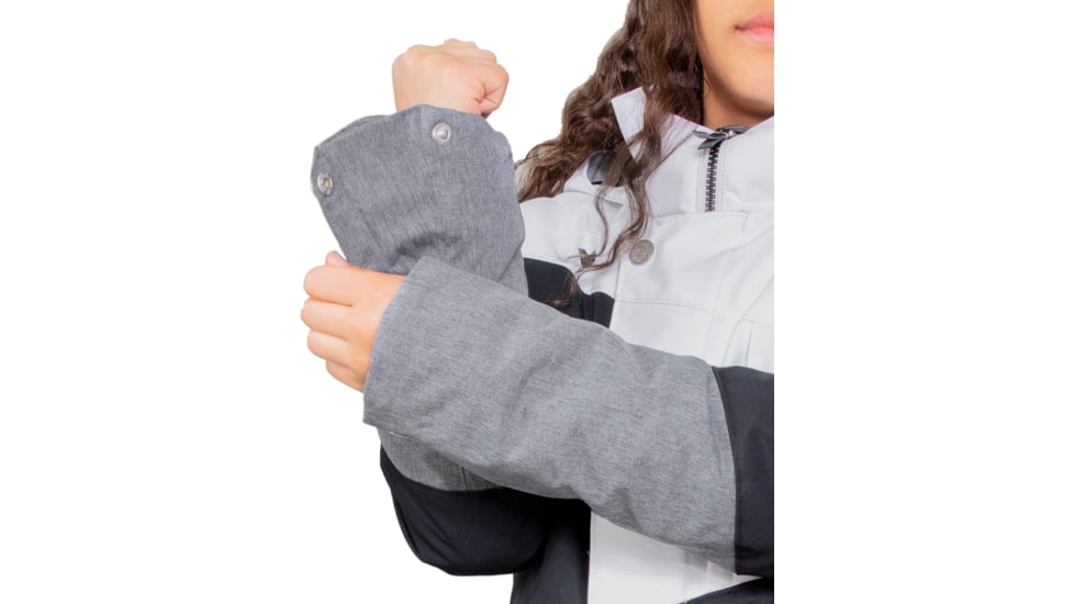 Obermeyer Taylor Jacket - Girls, Extra Large, White, 31082-16010-XL