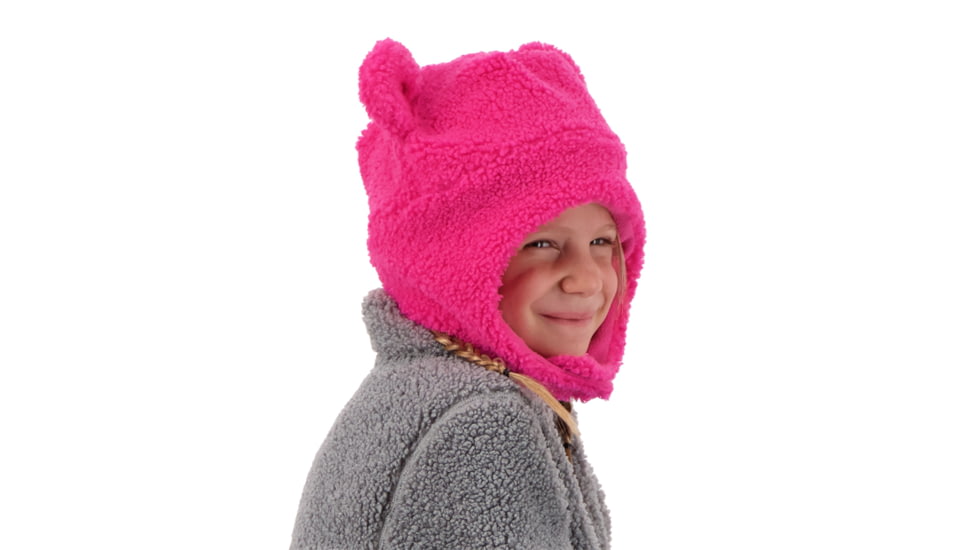 Obermeyer Ted Fur Hat, Pink Pwr, 5-8, 78030-20057-5-8