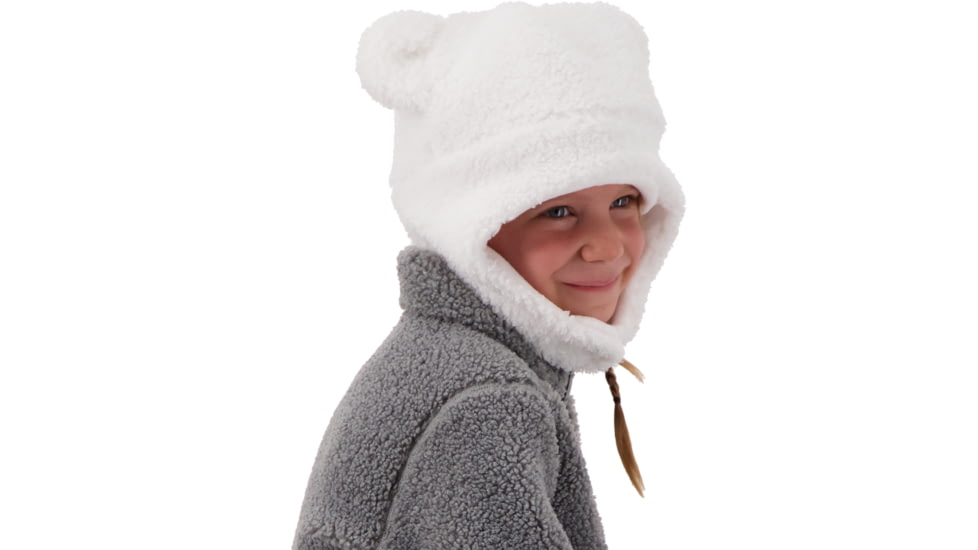 Obermeyer Ted Fur Hat, White, 5-8, 78030-16010-5-8