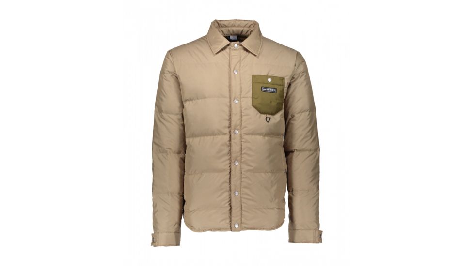 Obermeyer The Down Snowshirt - Mens, Sand Storm, Small, 24050-18018-S
