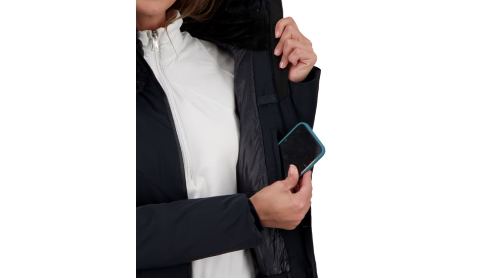 Obermeyer Theia Jacket - Womens, Black, 12, 11175-16009-12