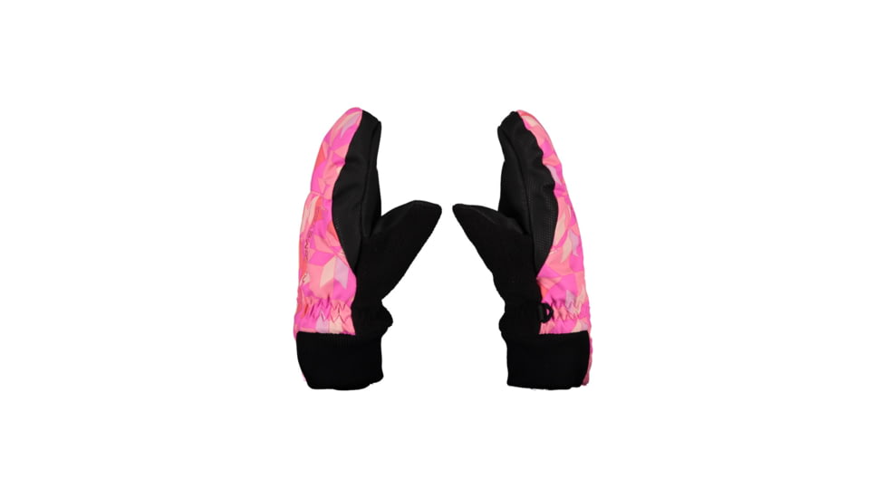 Obermeyer Thumbs Up Mitten Print, Pink-A-Lot, Medium, 78024-21154-M