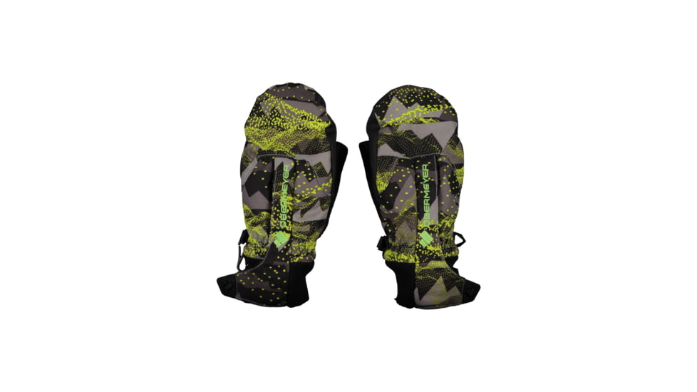 Obermeyer Thumbs Up Mitten Print, Skylab Green, Medium, 78024-21116-M