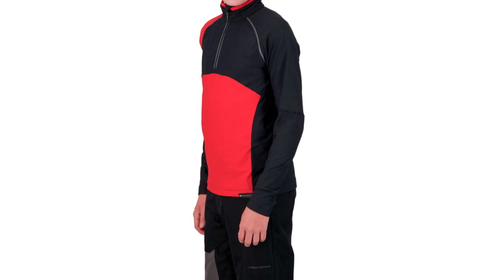 Obermeyer Transport 1/4 Zip Top - Boys, Brakelight, Medium, 49003-19042-M