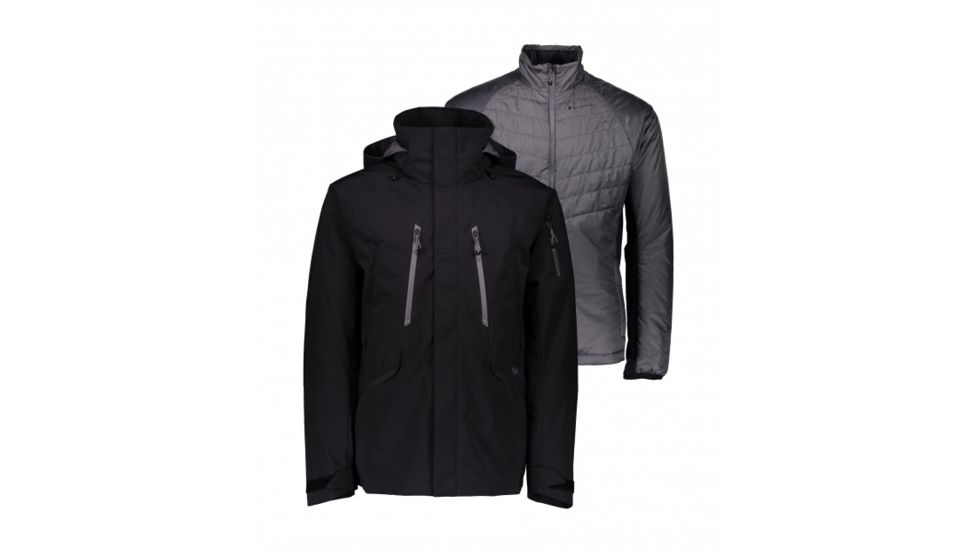 Obermeyer Troika System Ski Jacket - Mens, Black, Small, 21070-16009-S