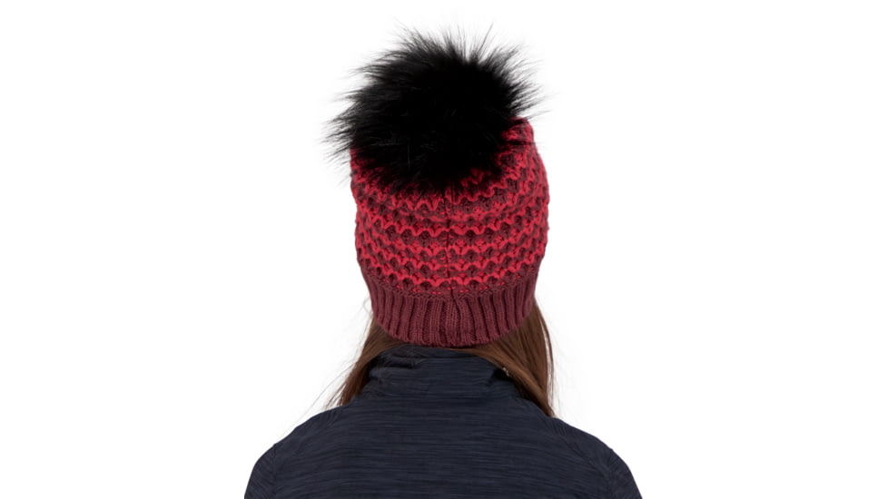 Obermeyer Tucson FF Pom Beanie - Girls, Wait Up, One Size, 38016-21079-ONE SIZE