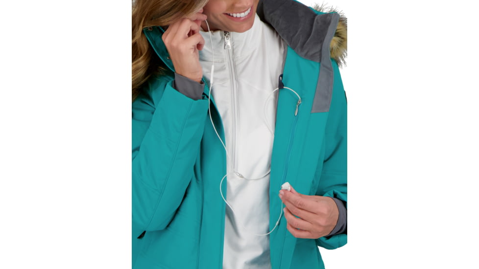 Obermeyer Tuscany II Jacket - Womens, Aegean Blue, 12, 11164-21069-12
