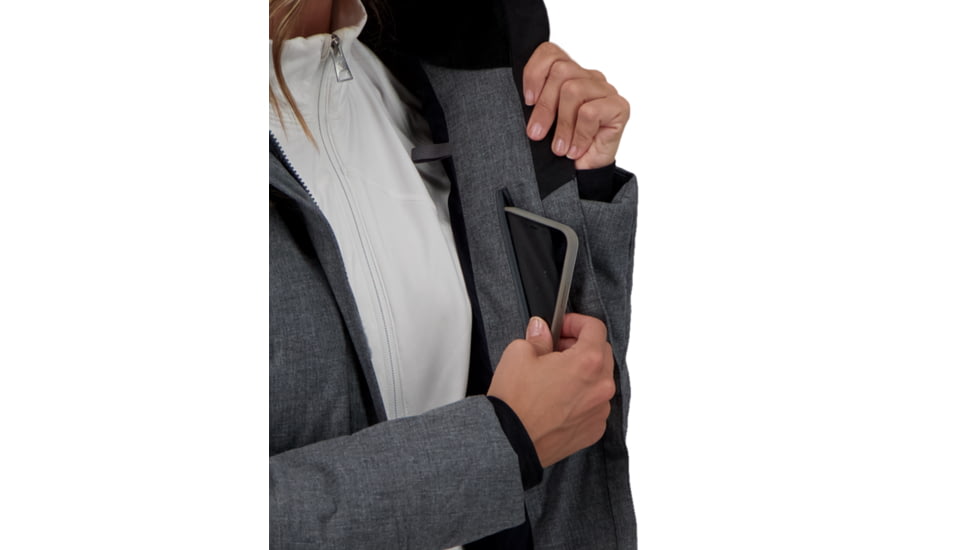 Obermeyer Tuscany II Jacket - Womens, Charcoal, 14 Petite, 11164-15006-14P