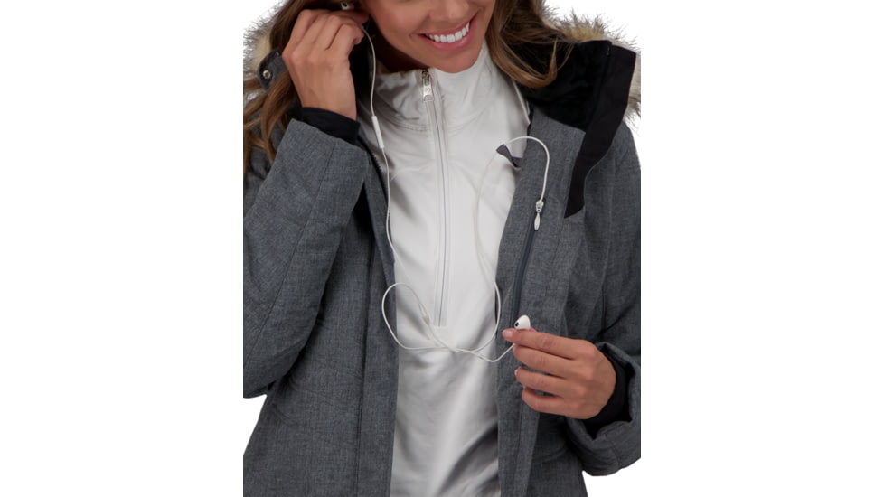 Obermeyer Tuscany II Jacket - Womens, Charcoal, 14 Petite, 11164-15006-14P