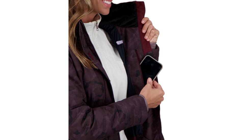 Obermeyer Tuscany II Jacket - Womens, Magnetic Camo, 18 Petite, 11164-21158-18P