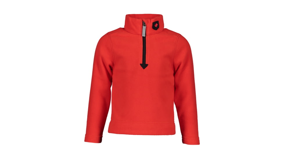 Obermeyer Ultra Gear Zip Top, Red, Extra Small, 77017-16040-XS