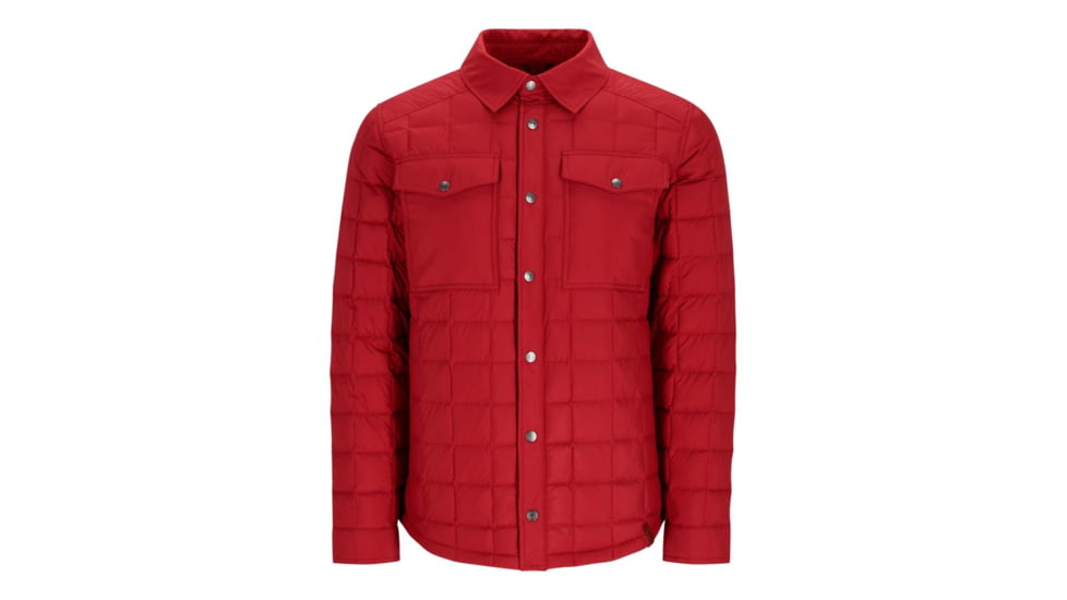 Obermeyer Wilder Down Shirt - Mens, Cherry Wood, Large, Regular, 24064-23046-L