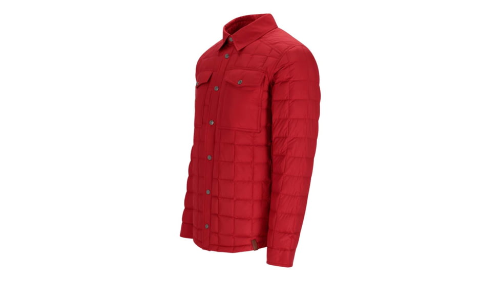 Obermeyer Wilder Down Shirt - Mens, Cherry Wood, Large, Regular, 24064-23046-L