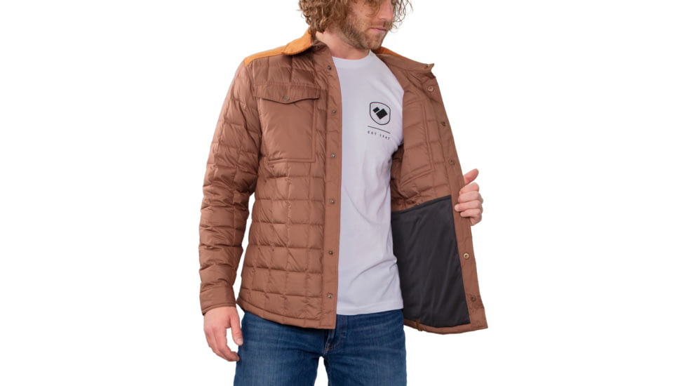 Obermeyer Wilder Down Shirt - Men's, Small, Folklore, 24062-22114-S