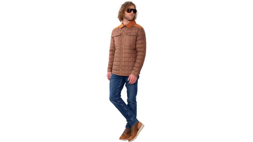 Obermeyer Wilder Down Shirt - Men's, Small, Folklore, 24062-22114-S