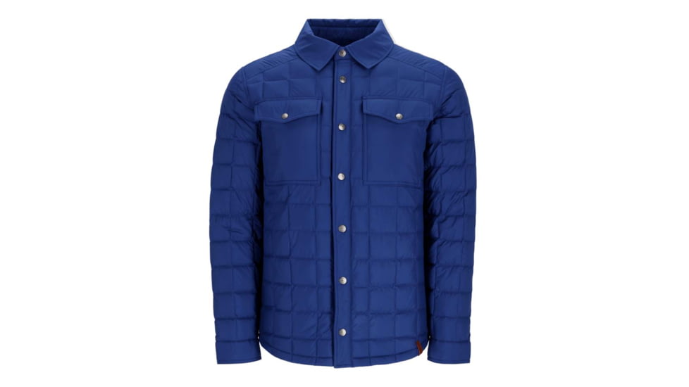 Obermeyer Wilder Down Shirt - Mens, Navy, Large, Regular, 24064-20167-L