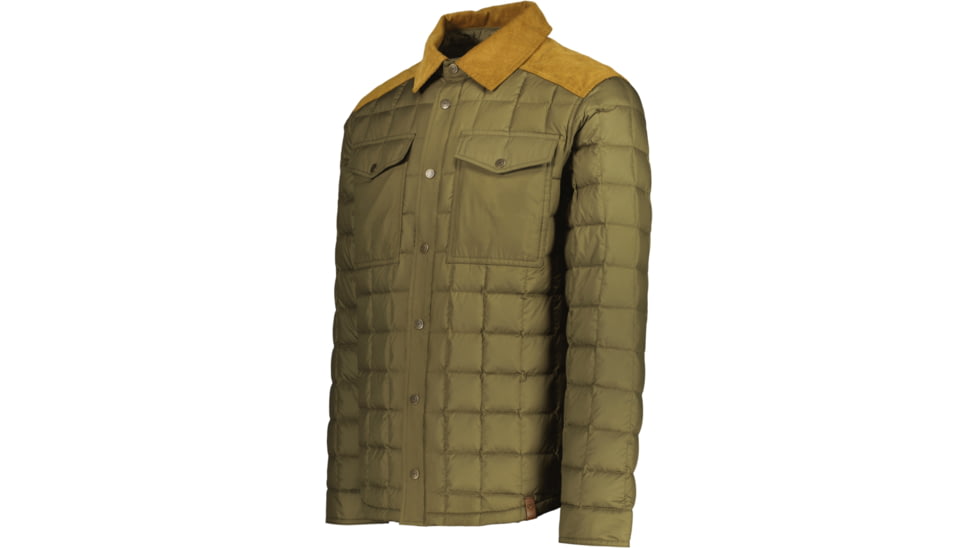 Obermeyer Wilder Down Shirt - Men's, Large, Tundra, 24062-22184-L