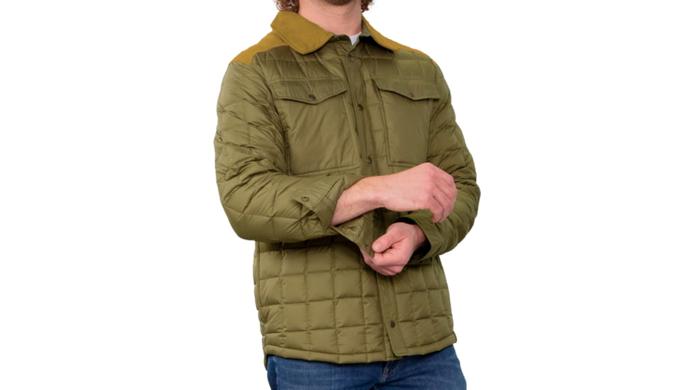 Obermeyer Wilder Down Shirt - Men's, Large, Tundra, 24062-22184-L