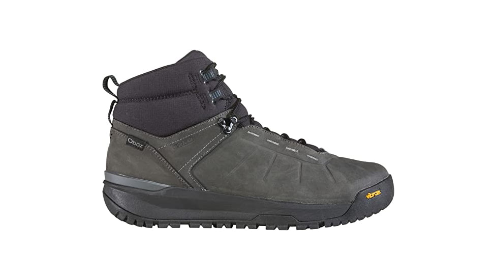 Oboz Andesite Mid Insulated B-DRY Shoes - Mens, Iron, 9.5, Medium, 85501-Iron-Medium-9.5