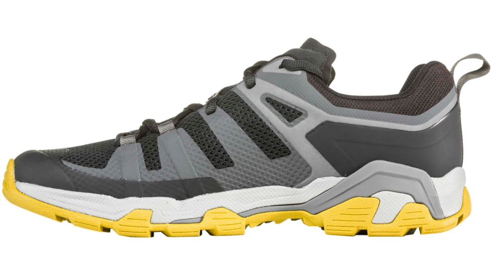 Oboz Arete Low Hiking Shoes - Mens, Shadow/ Sulfur, 10 US, 42401-Shadow/Sulfur-M-10