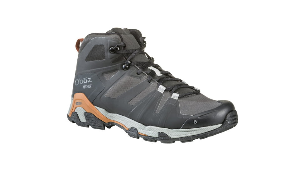 Oboz Arete Mid B-DRY Hiking Shoes - Mens, Black/Copper, 9.5 US, 42601-Black/ Copper-9.5