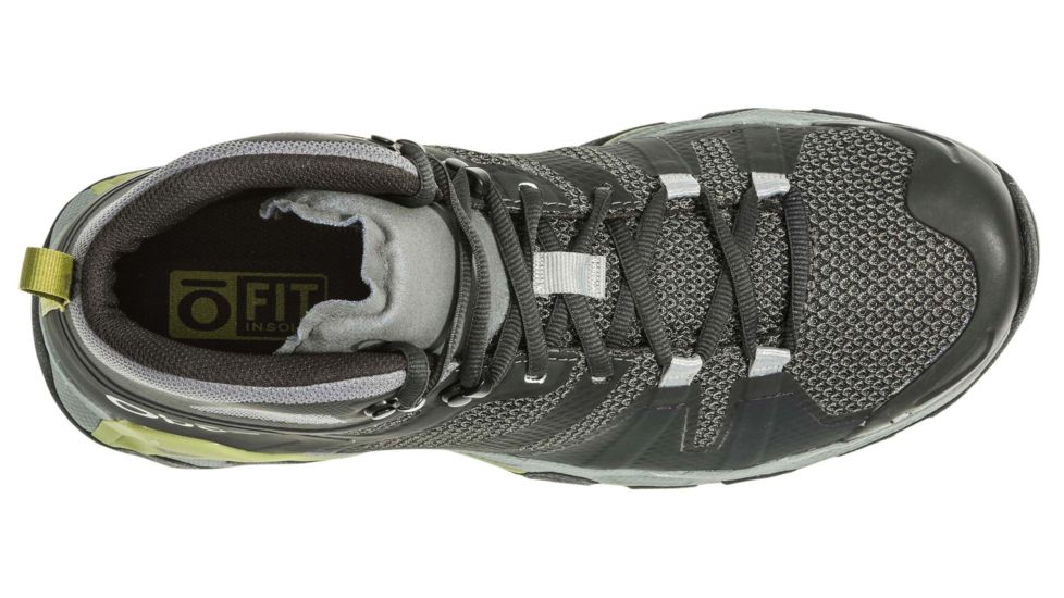 Oboz Arete Mid Hiking Shoes - Mens, Charcoal/Woodbine Green, 9 US, 42701-Char/Wo/Gre-9