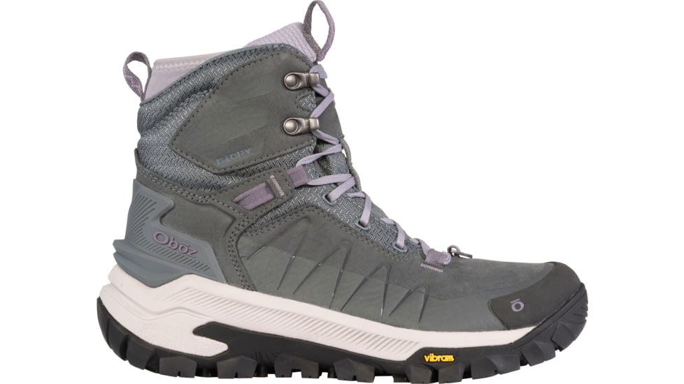 Oboz Bangtail Mid Insulated B-DRY Winter Boots - Womens, Medium, Slate, 7.5 US, 83502-150-7.5-Medium