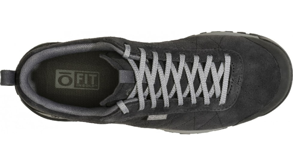 Oboz Bozeman Low Leather Casual Shoes - Mens, Black Sea, 12, 74201-189-12