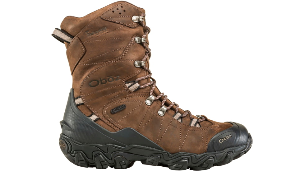 Oboz Bridger 10in Insulated B-DRY Winter Shoes - Men's, Bark, 14, Medium, 82501-Bark-Medium-14