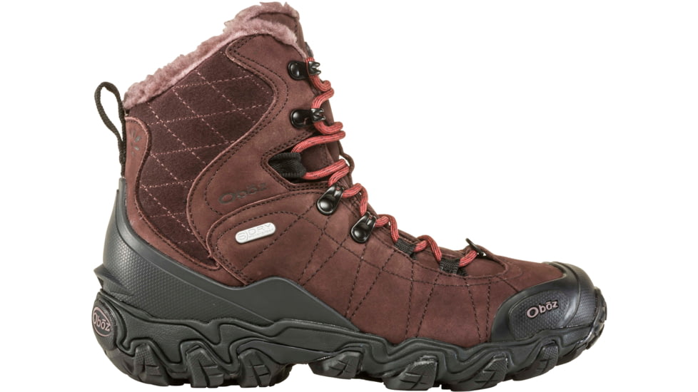 Oboz Bridger 7in Insulated B-DRY Winter Shoes - Women's, Raisin, 10 US, Medium, 82202-Raisin-Medium-10