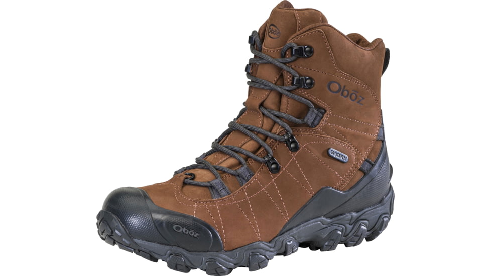 Oboz Bridger 8in Insulated B-DRY Winter Boots - Mens, Wide, Grizzly, 14 US, 82001-916-14-Wide