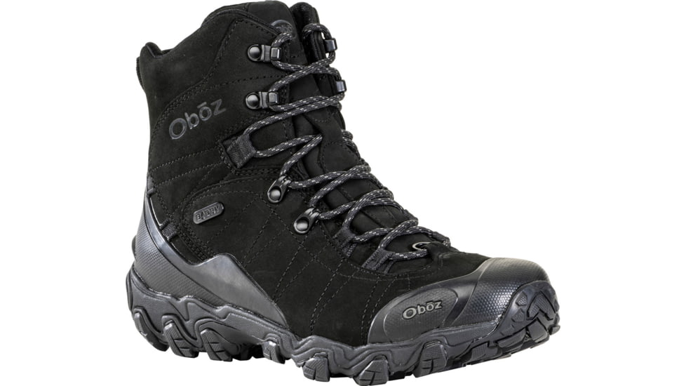 Oboz Bridger 8in Insulated B-DRY Winter Shoes - Mens, Black Sea, 10.5, 82001-BlkS-M-10.5
