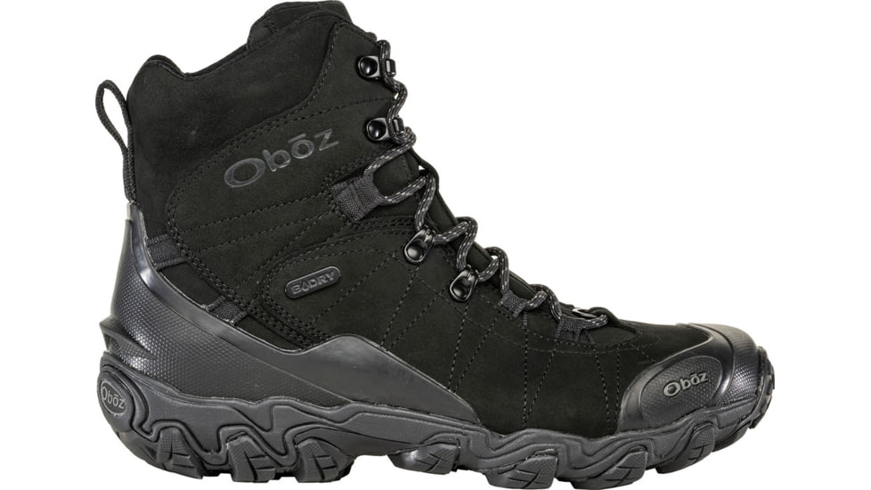 Oboz Bridger 8in Insulated B-DRY Winter Shoes - Men's, Black Sea, 14 US, 82001-Black Sea-Medium-14