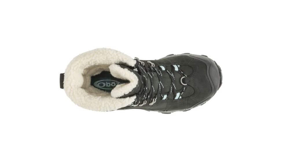 Oboz Bridger 9 Inch Insulated B-Dry - Womens, Ebony Black, Medium, 9.5, 82702-EB-M-9.5