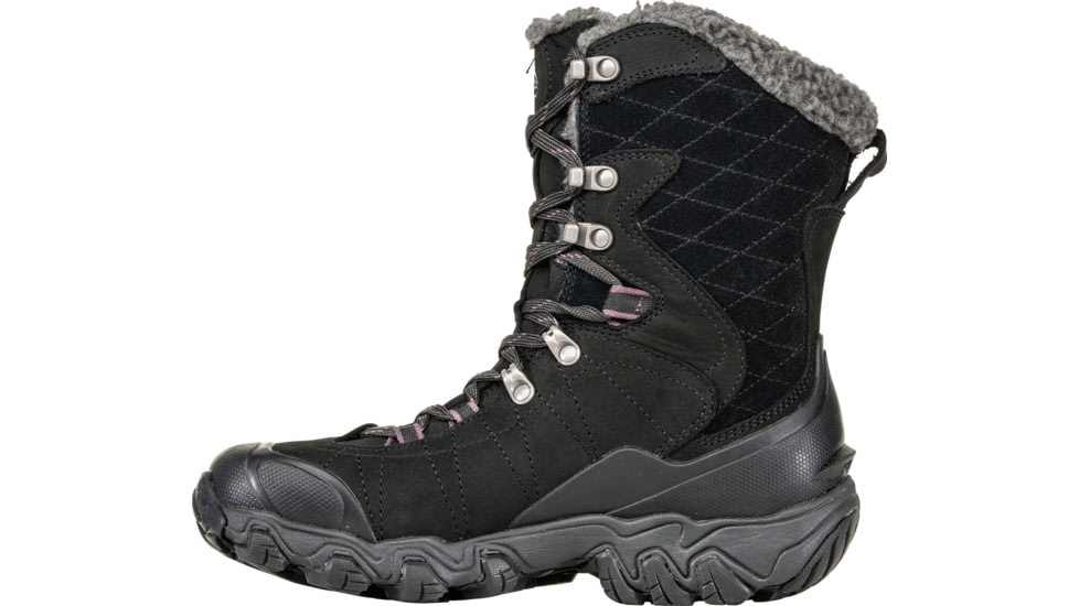 Oboz Bridger 9in Insulated B-DRY Winter Boots - Womens, Wide, Black Sea, 6 US, 82802-189-6-Wide