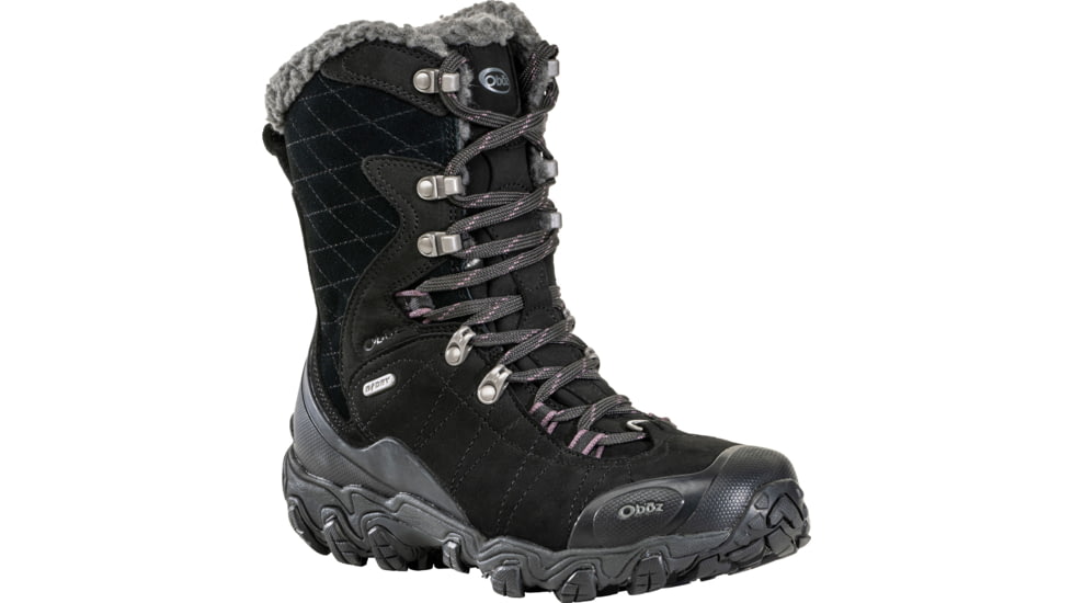 Oboz Bridger 9in Insulated B-DRY Winter Boots - Women's, Medium, Black Sea, 12 US, 82802-189-12-Medium