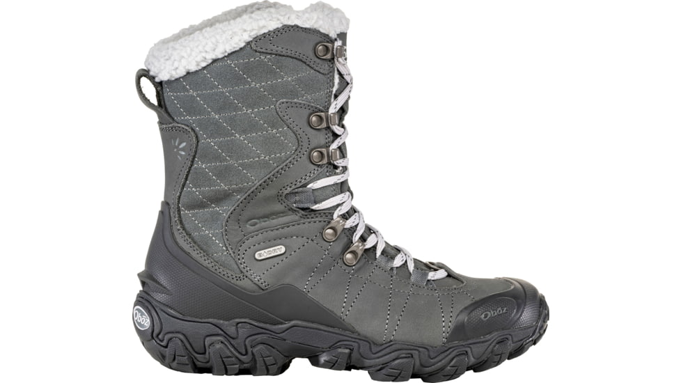 Oboz Bridger 9in Insulated B-DRY Winter Boots - Womens, Medium, Sagebrush, 9.5 US, 82802-307-9.5-Medium