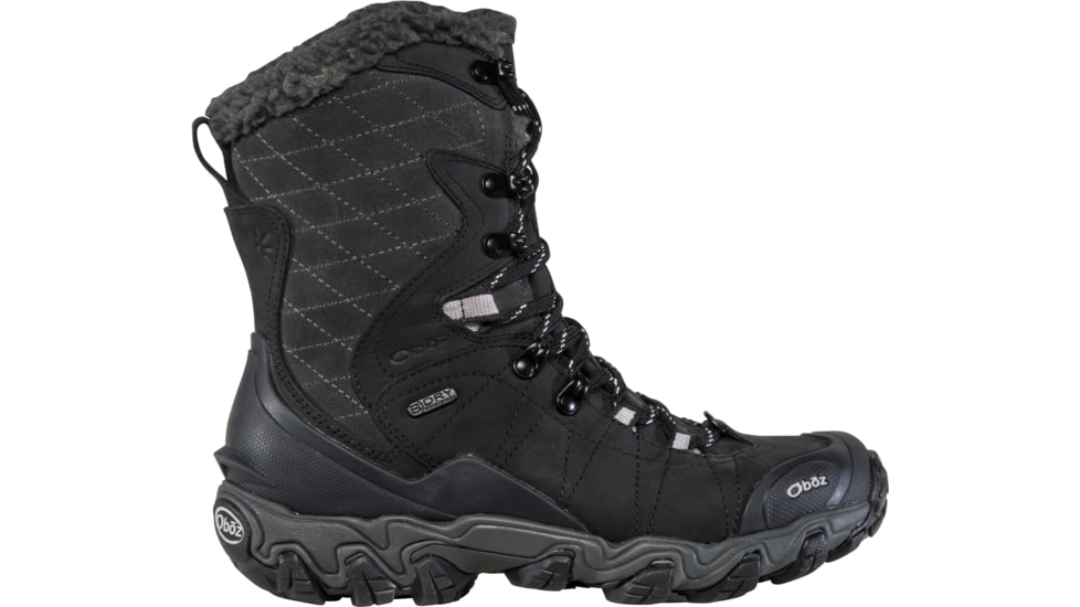 Oboz Bridger 9in Insulated B-DRY Winter Shoes - Womens, Black, 10, Medium, 82802-Black-Medium-10