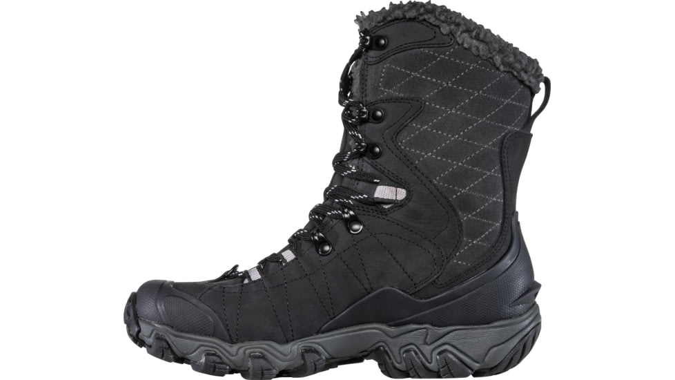 Oboz Bridger 9in Insulated B-DRY Winter Shoes - Womens, Black, 10, Medium, 82802-Black-Medium-10