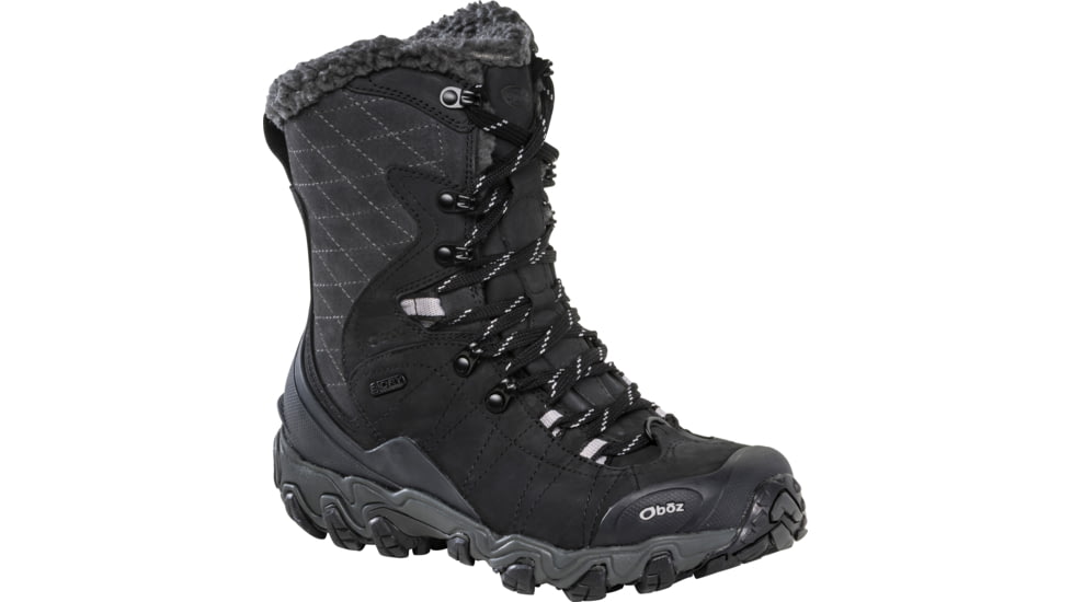Oboz Bridger 9in Insulated B-DRY Winter Shoes - Women's, Black, 7, Medium, 82802-Black-Medium-7