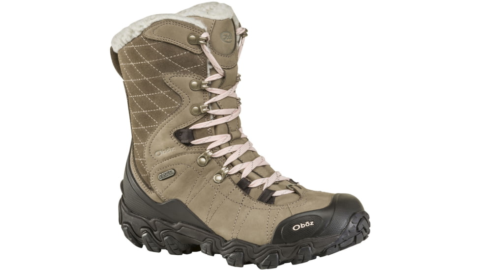 Oboz Bridger 9in Insulated B-DRY Winter Shoes - Women's, Brindle, 7, Medium, 82802-Brindle-Medium-7